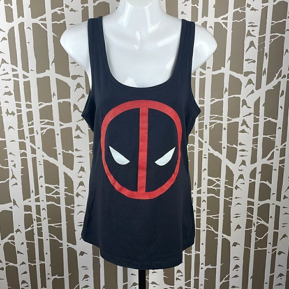 Marvel Comics Deadpool Black Tank Top size XL